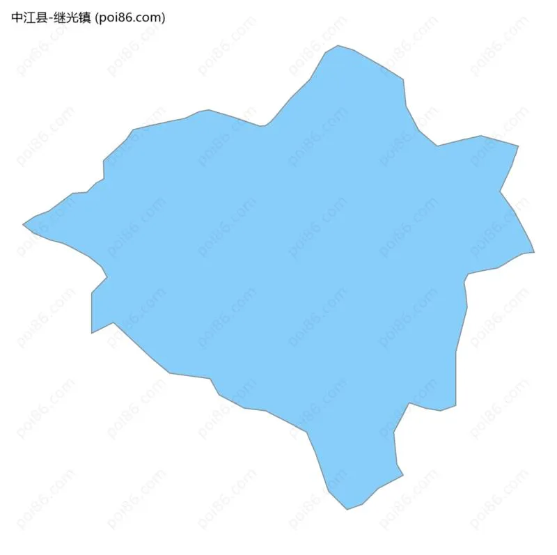 继光镇边界地图