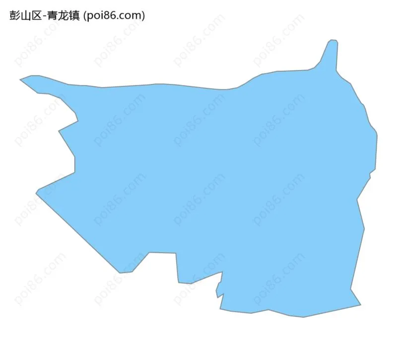 青龙镇边界地图