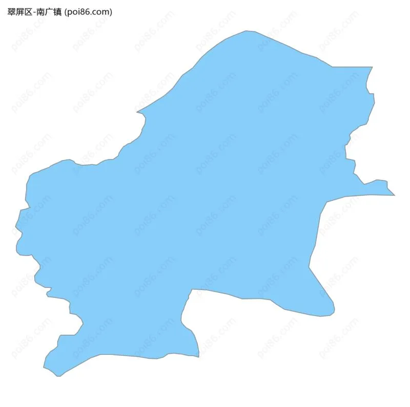 南广镇边界地图