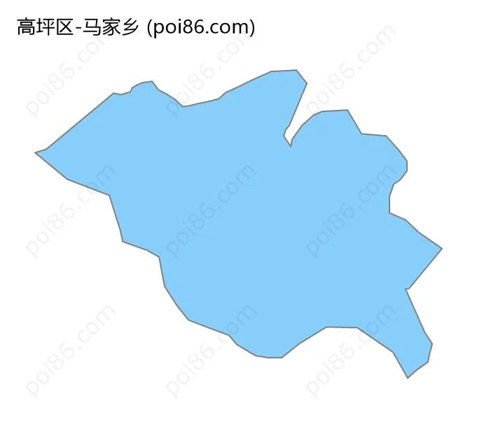马家乡边界地图
