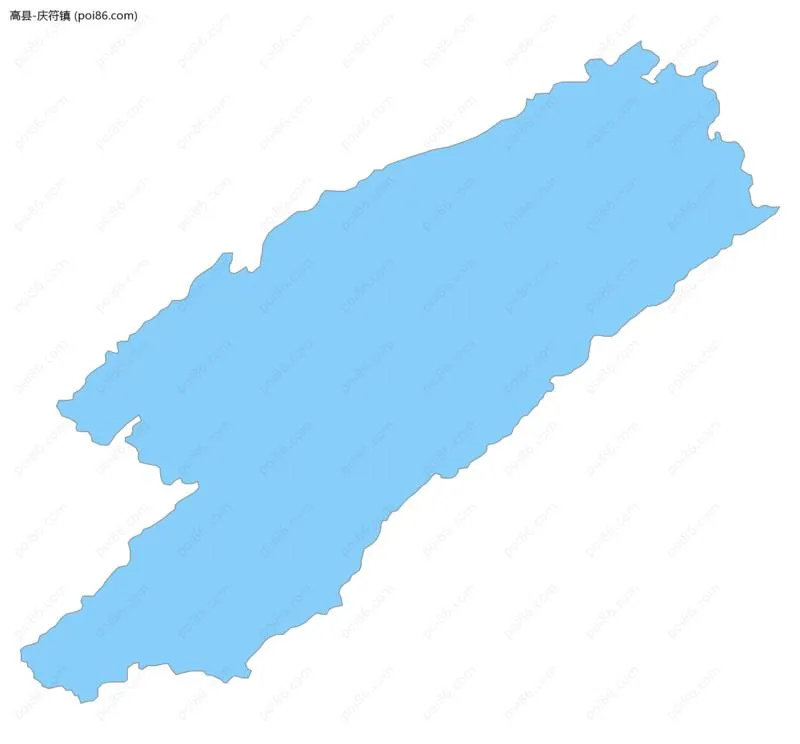 庆符镇边界地图