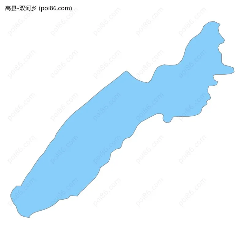 双河乡边界地图