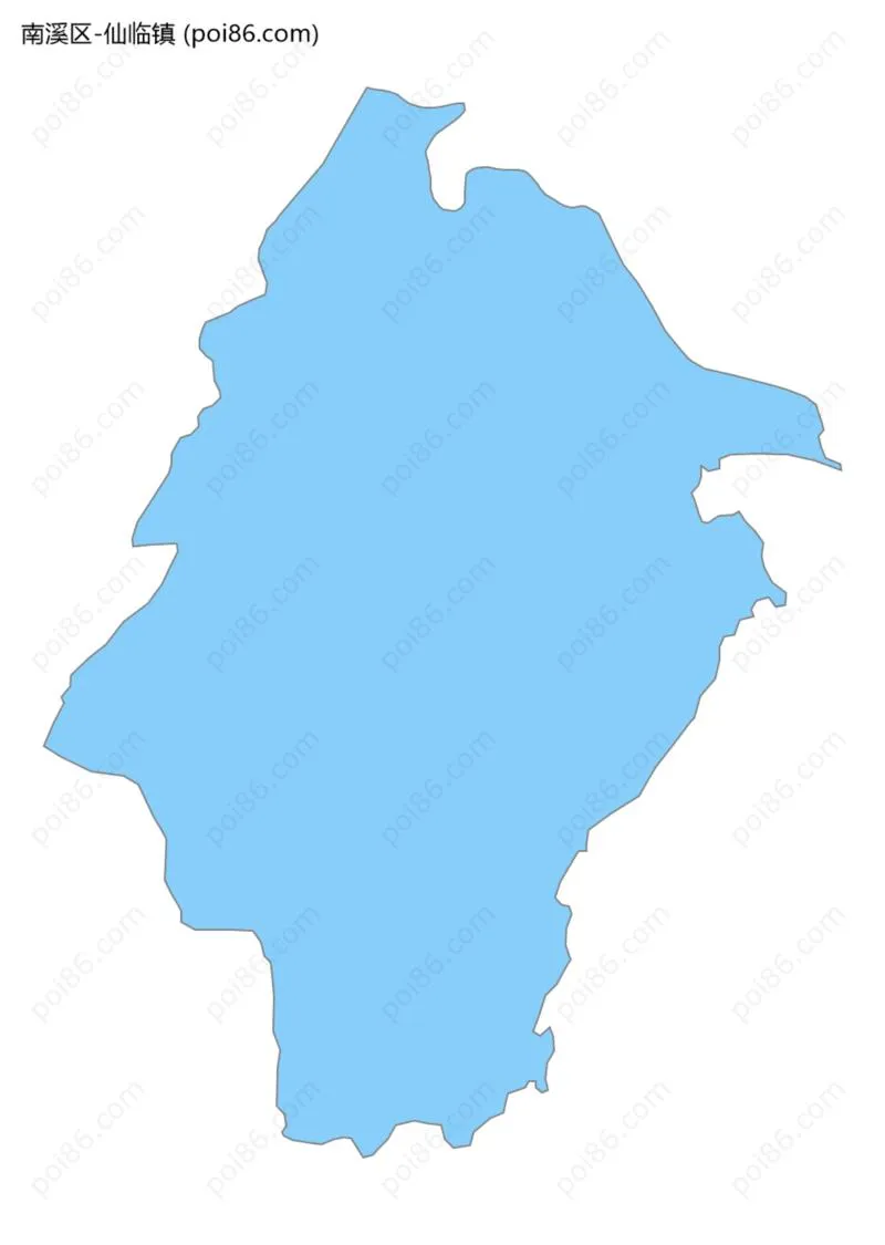 仙临镇边界地图