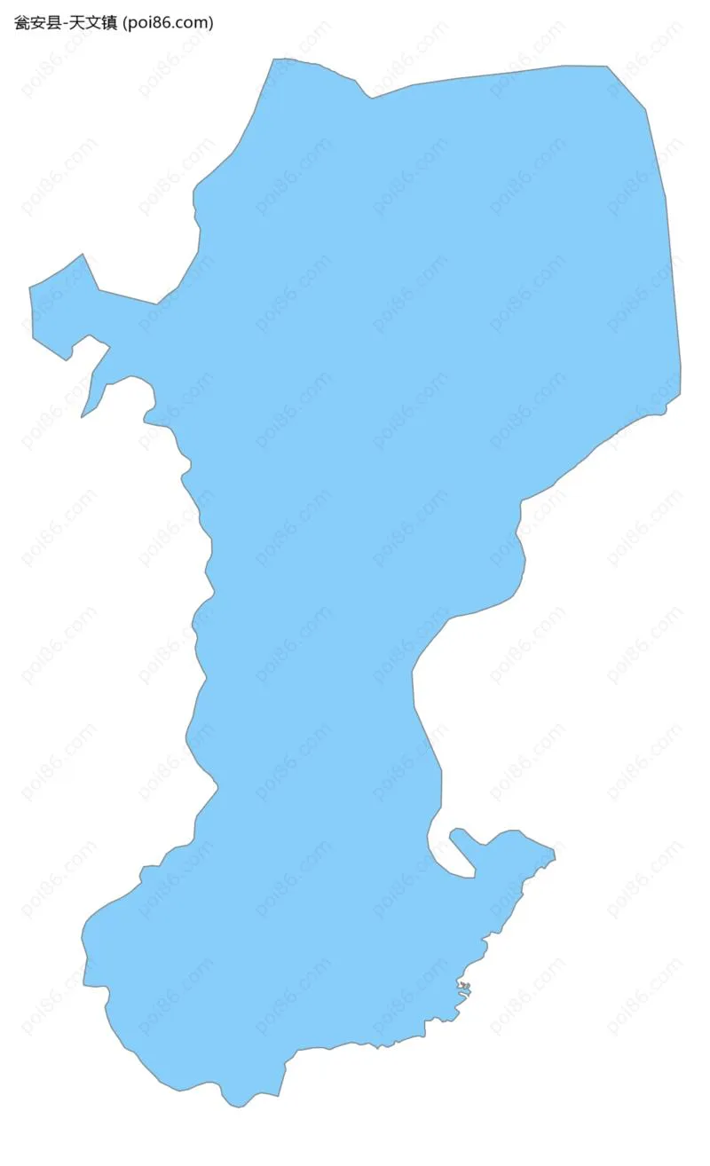 天文镇边界地图