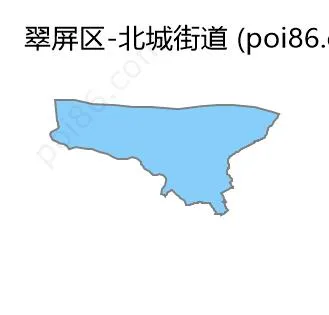 北城街道边界地图