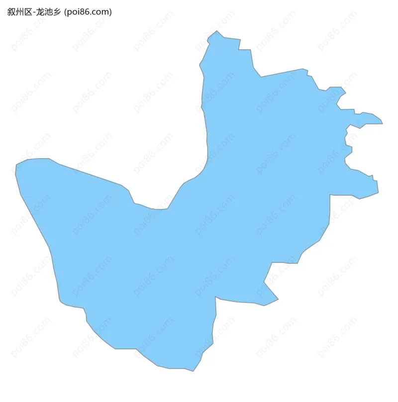 龙池乡边界地图