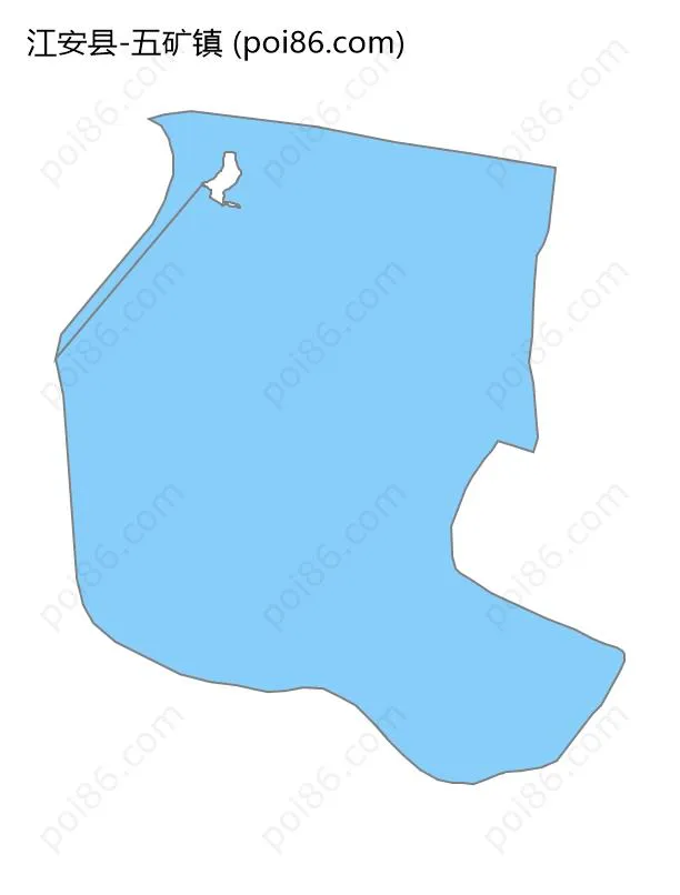 五矿镇边界地图