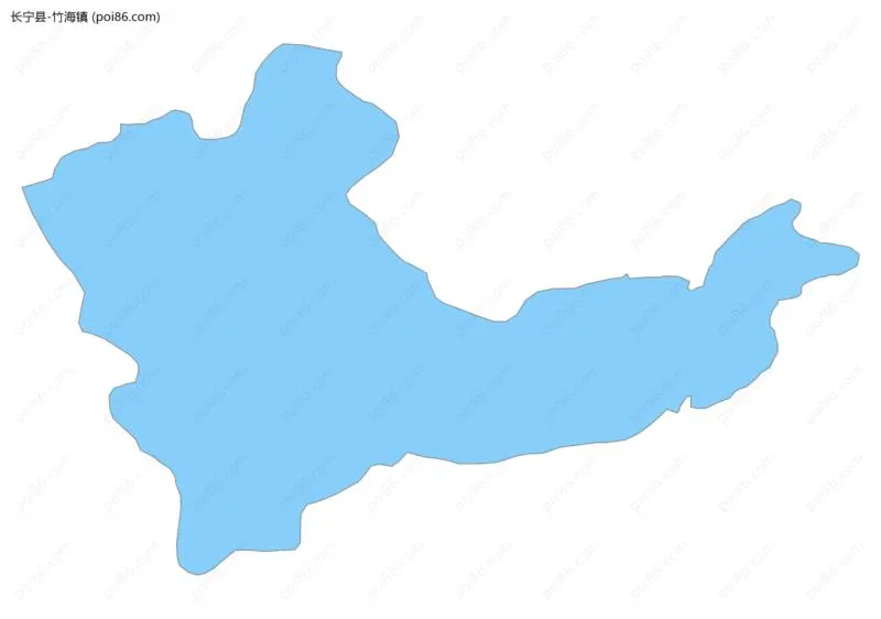 竹海镇边界地图