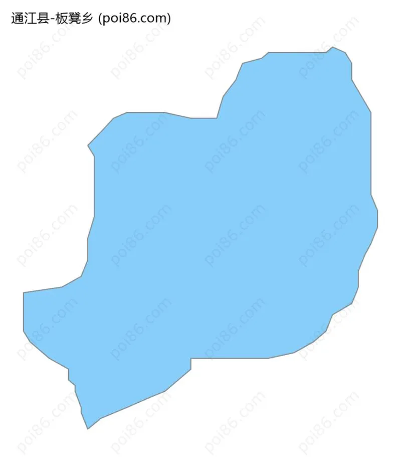 板凳乡边界地图
