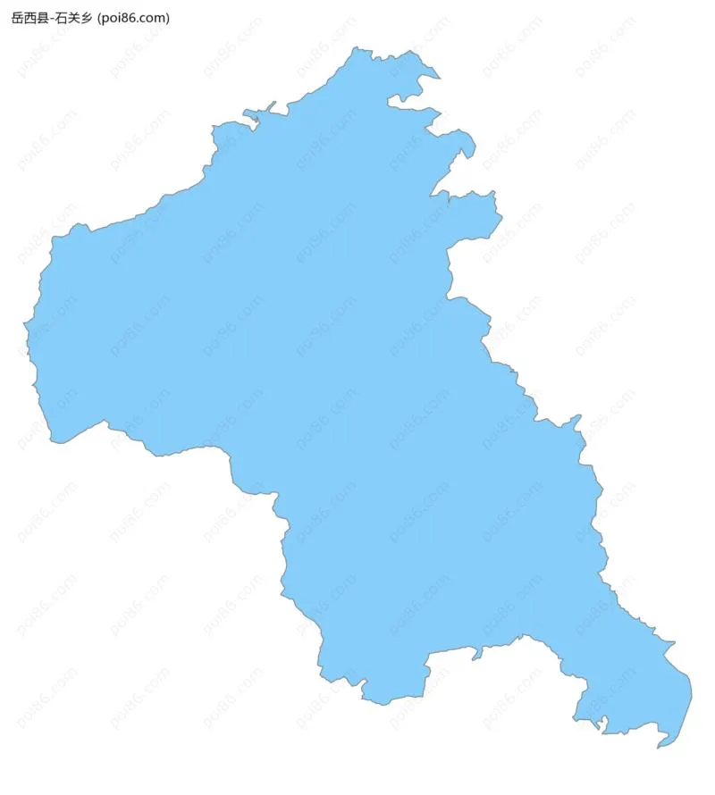 石关乡边界地图