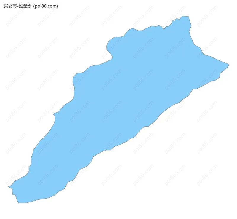 雄武乡边界地图