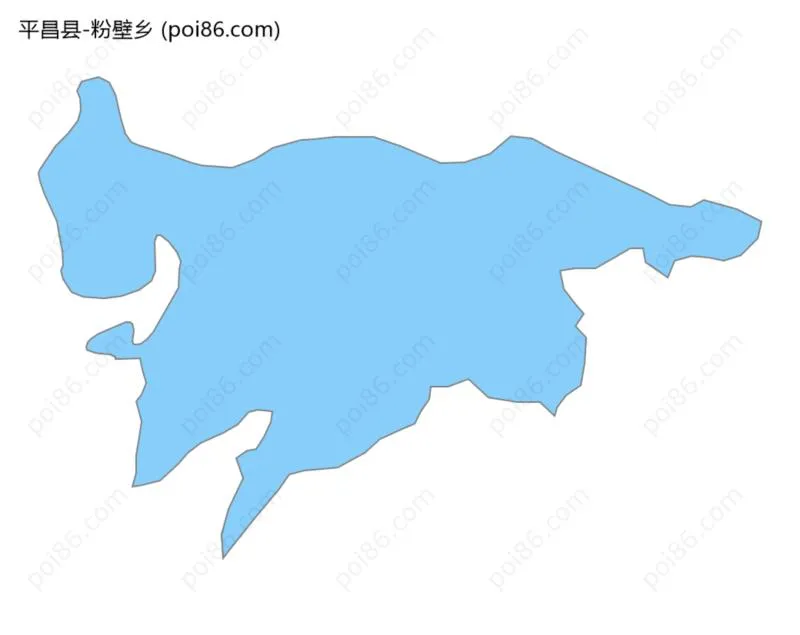 粉壁乡边界地图