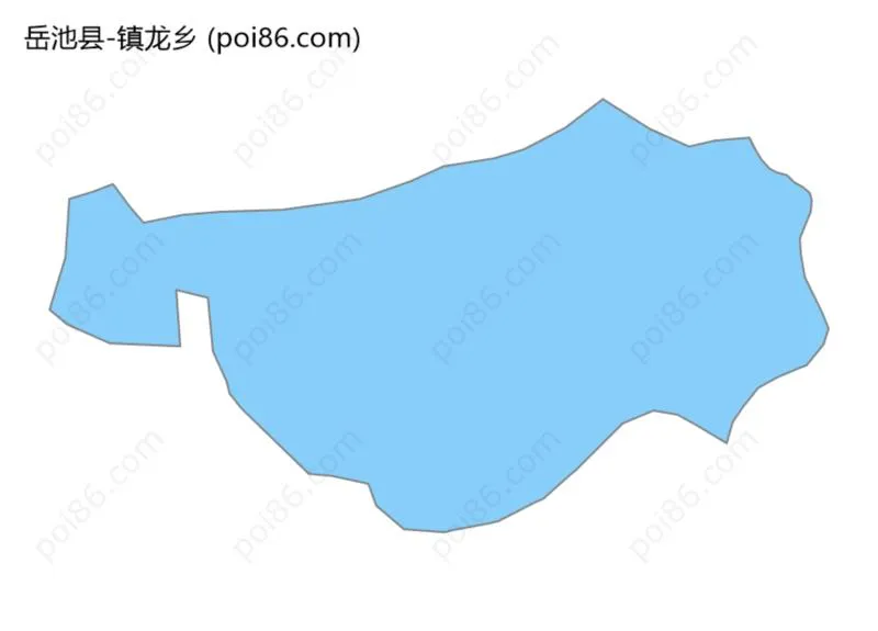 镇龙乡边界地图