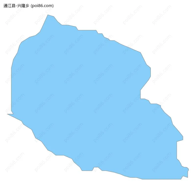 兴隆乡边界地图