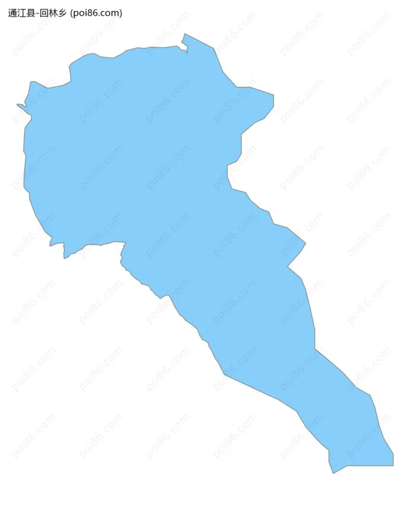 回林乡边界地图