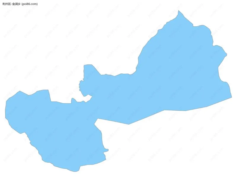 金洞乡边界地图