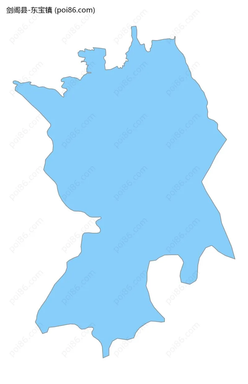 东宝镇边界地图