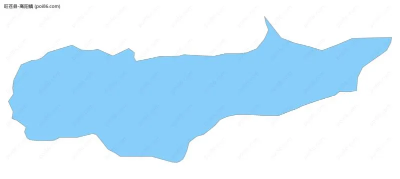 高阳镇边界地图