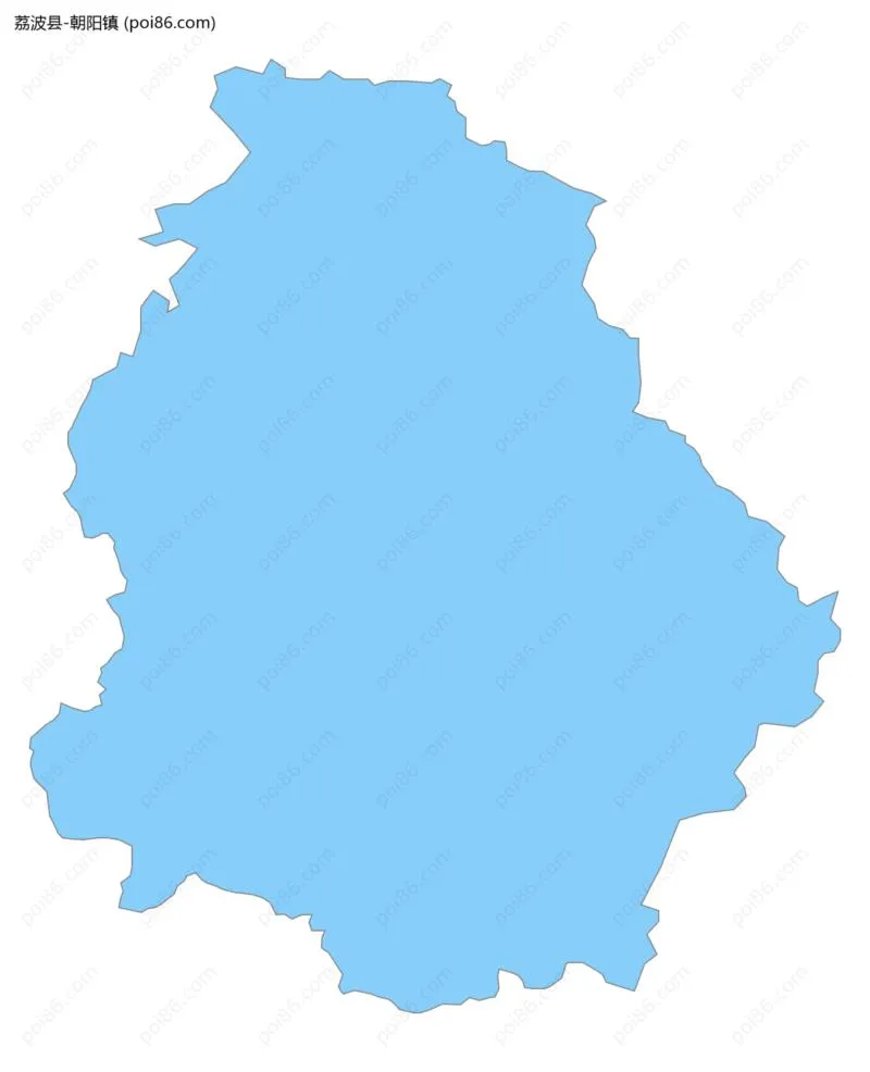 朝阳镇边界地图