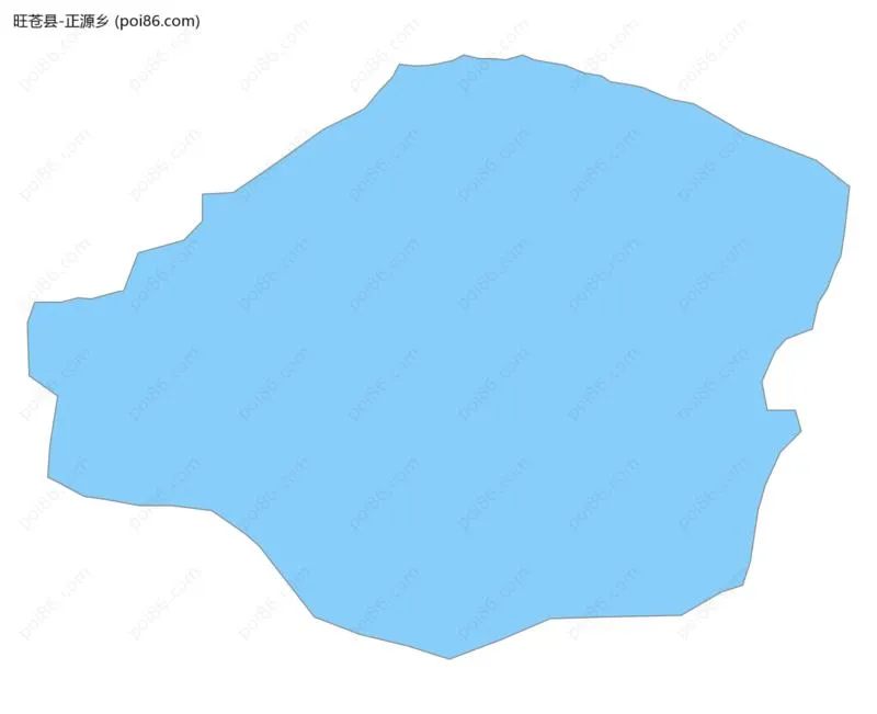 正源乡边界地图