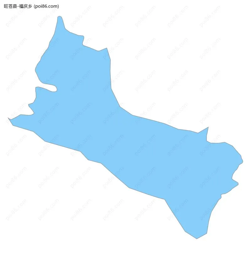 福庆乡边界地图