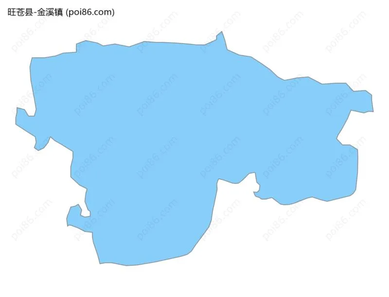 金溪镇边界地图