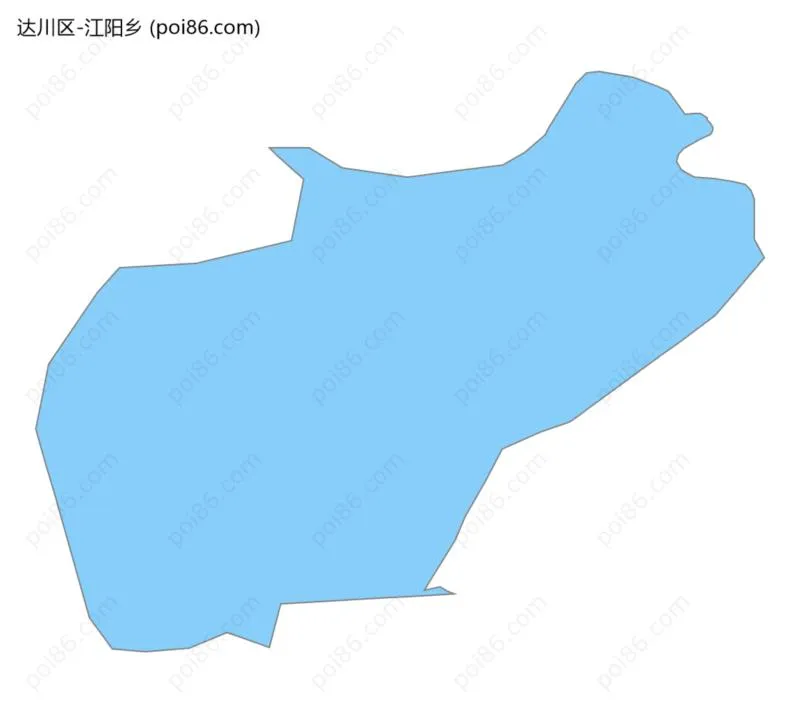 江阳乡边界地图