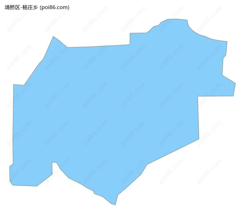 杨庄乡边界地图