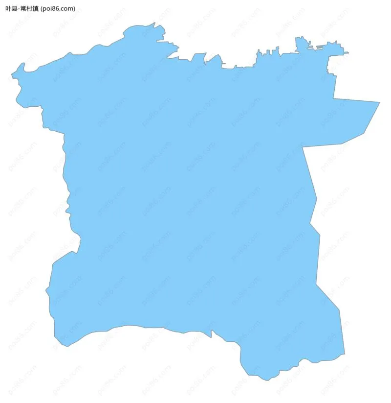 常村镇边界地图