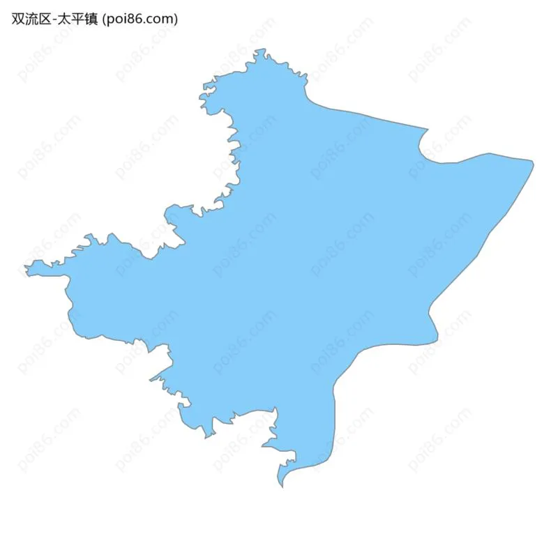 太平镇边界地图