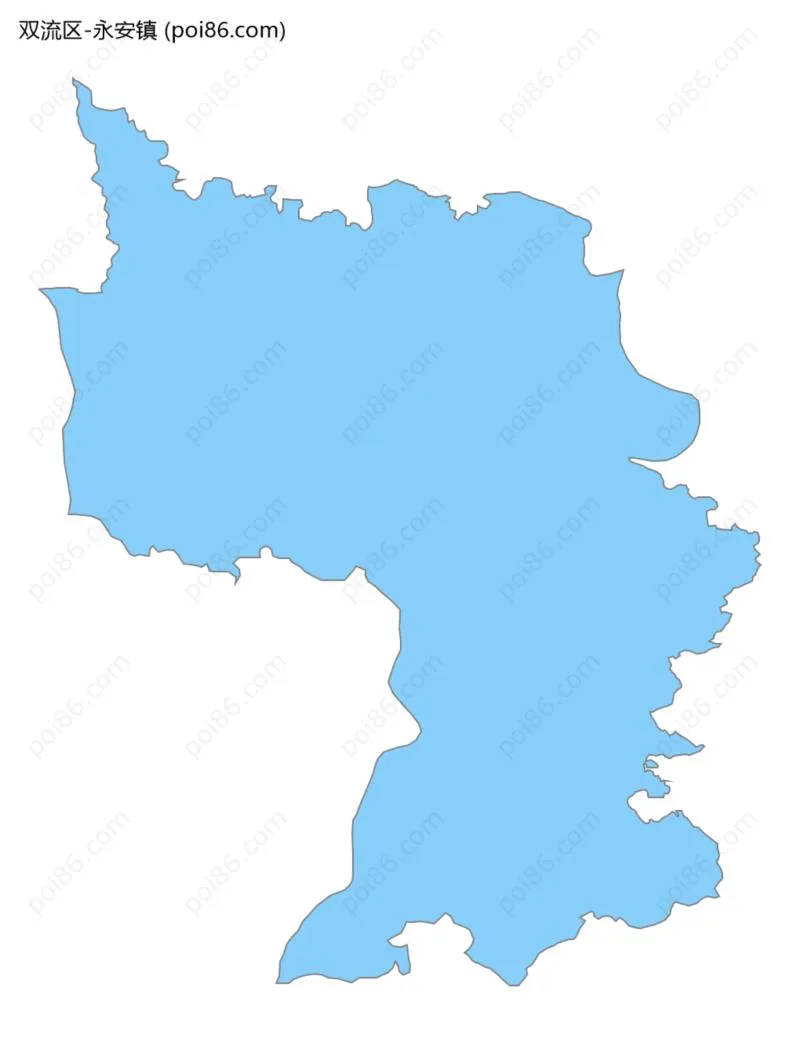 永安镇边界地图