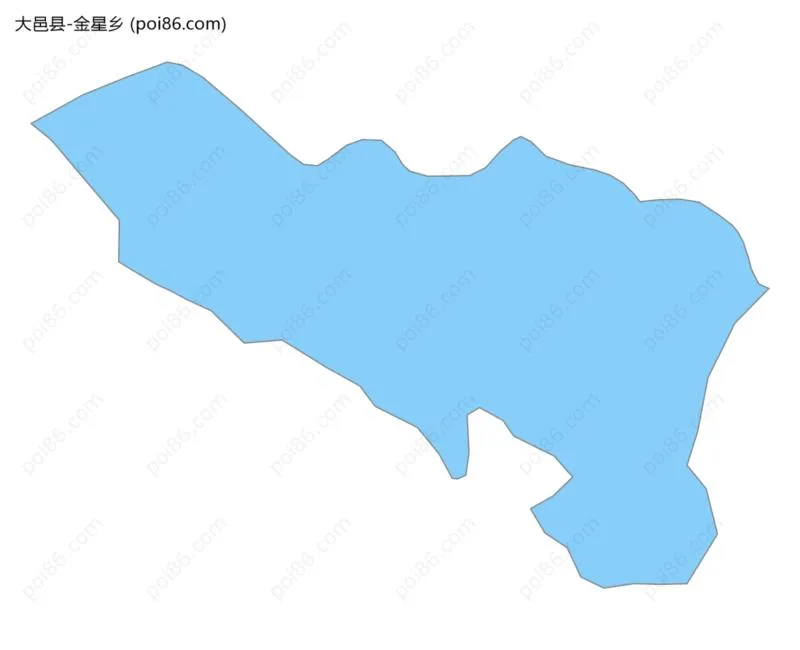 金星乡边界地图