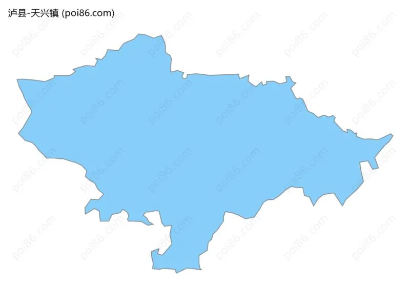天兴镇边界地图