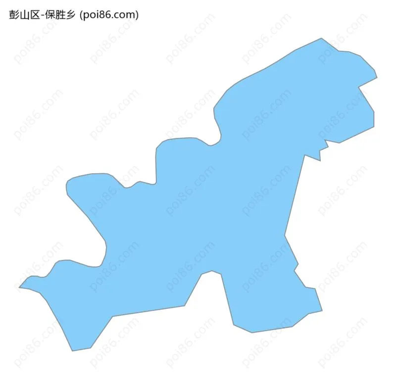 保胜乡边界地图