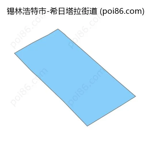 希日塔拉街道边界地图