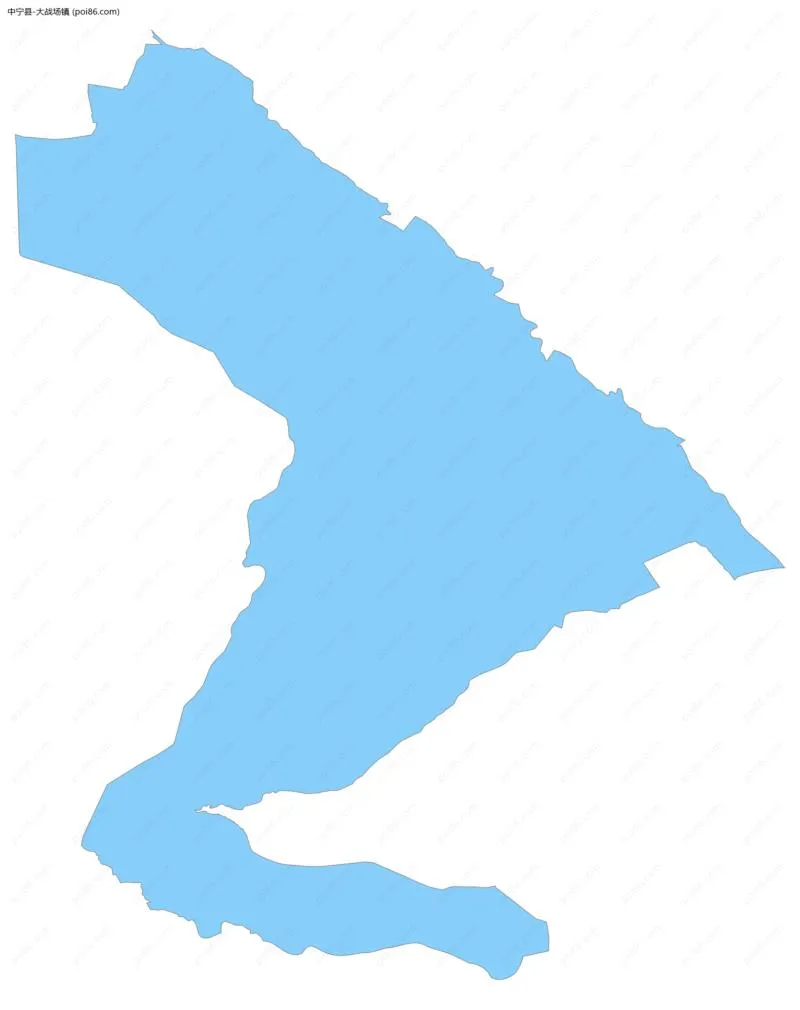 大战场镇边界地图