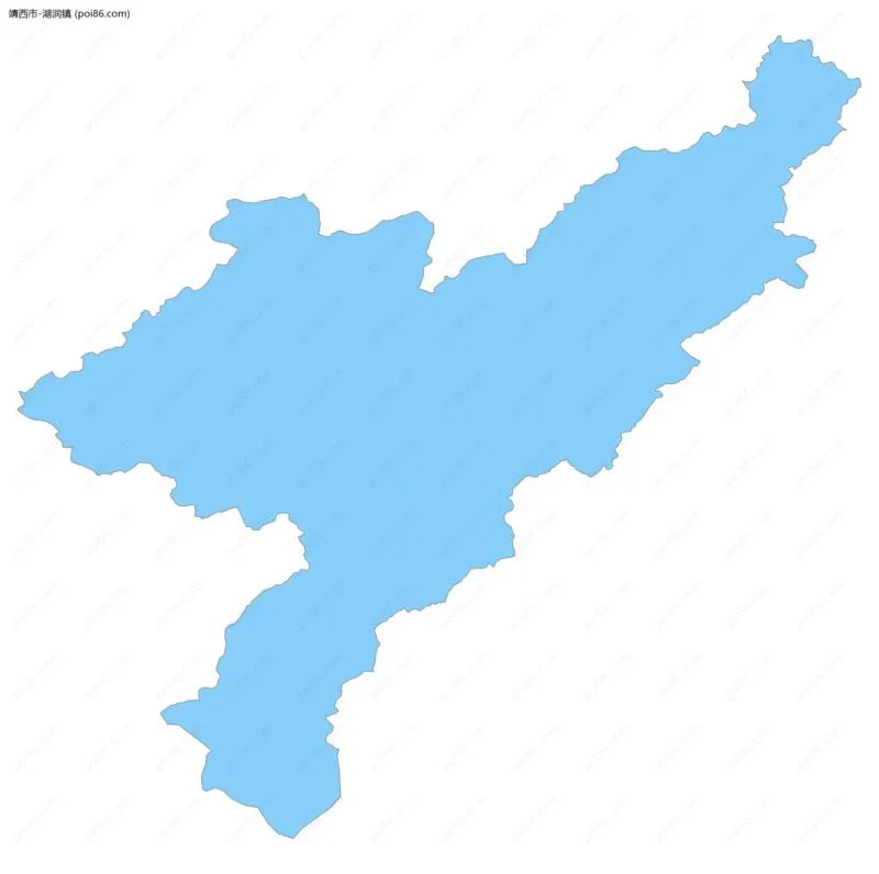 湖润镇边界地图