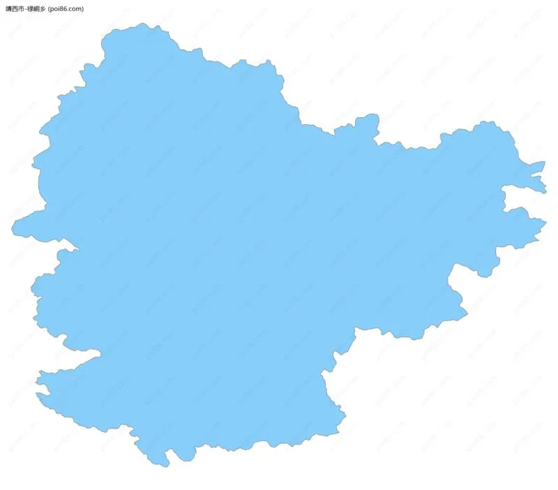 禄峒乡边界地图