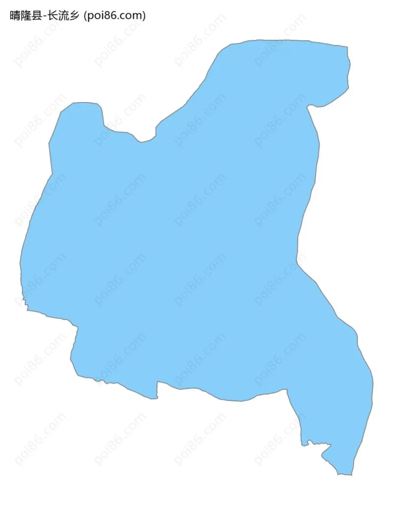 长流乡边界地图