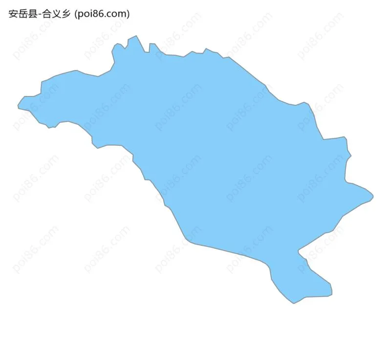 合义乡边界地图