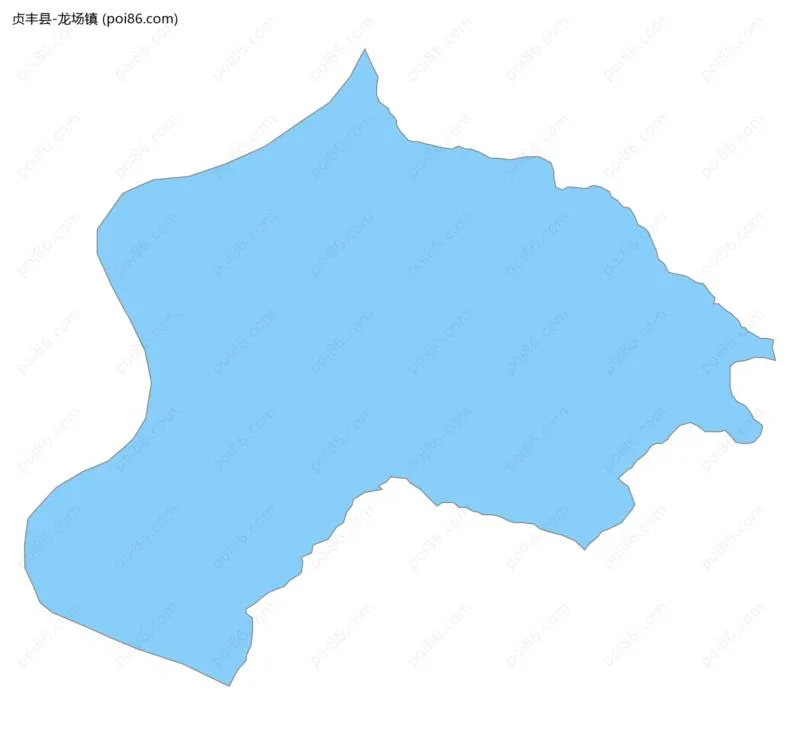 龙场镇边界地图