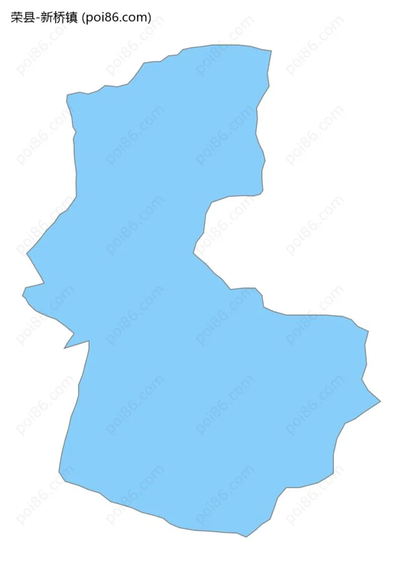 新桥镇边界地图