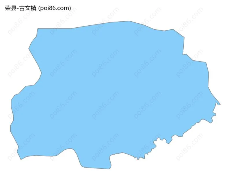 古文镇边界地图
