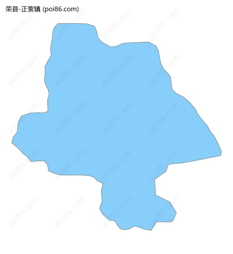 正紫镇边界地图