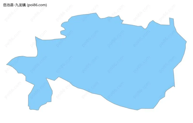 九龙镇边界地图