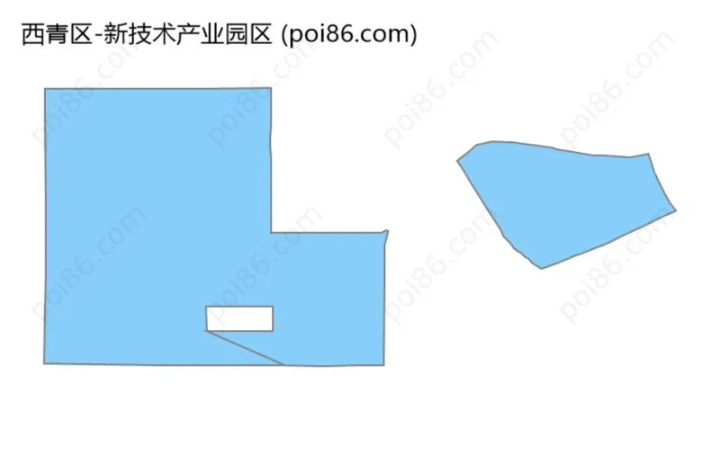 新技术产业园区边界地图