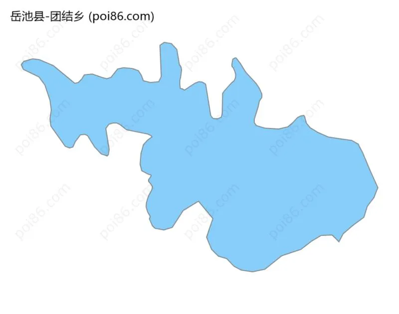 团结乡边界地图