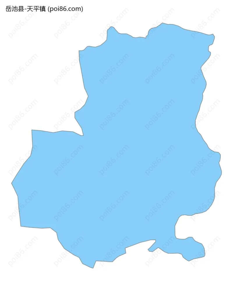 天平镇边界地图