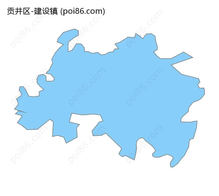 建设镇边界地图