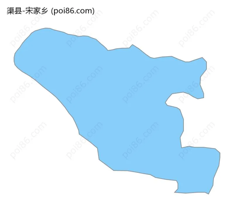 宋家乡边界地图